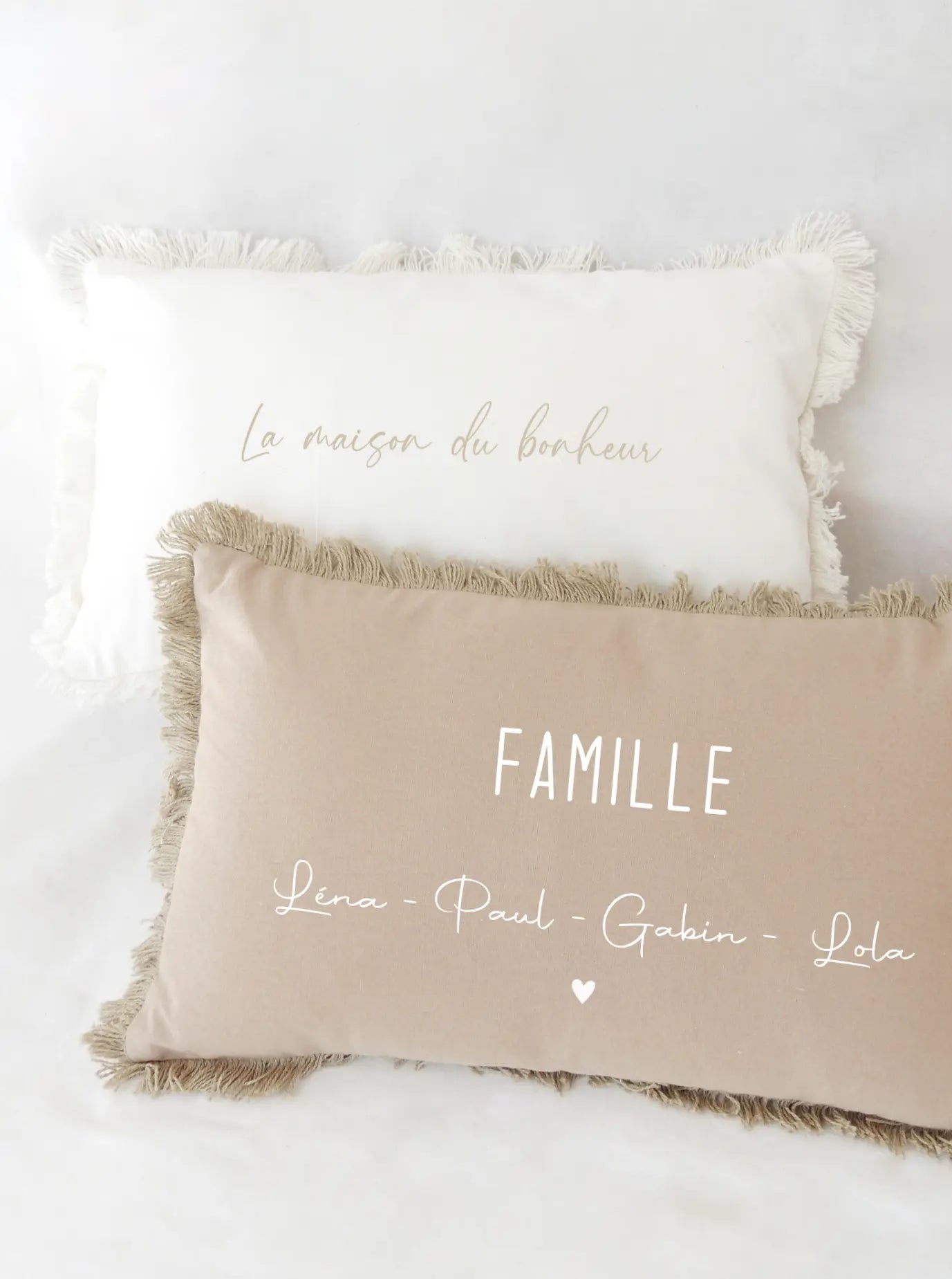 Coussin personnalisé Didi et Nounours