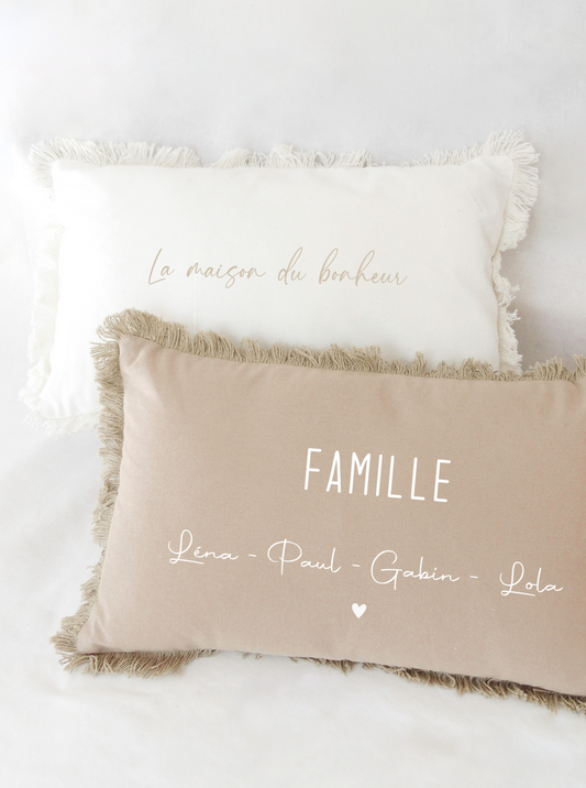 Coussin personnalisé