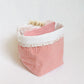 Panier de rangement et ses lingettes lavables Didi et Nounours